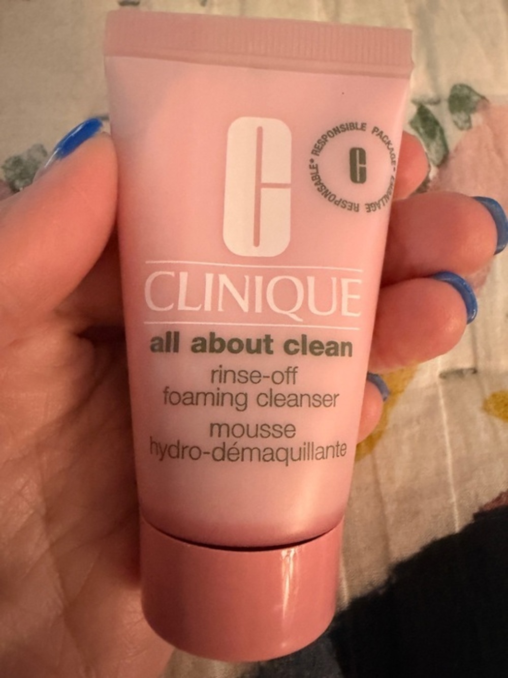 CLINIQUE All About Clean Rinse-Off Foaming Cleanser NEW Travel Size
